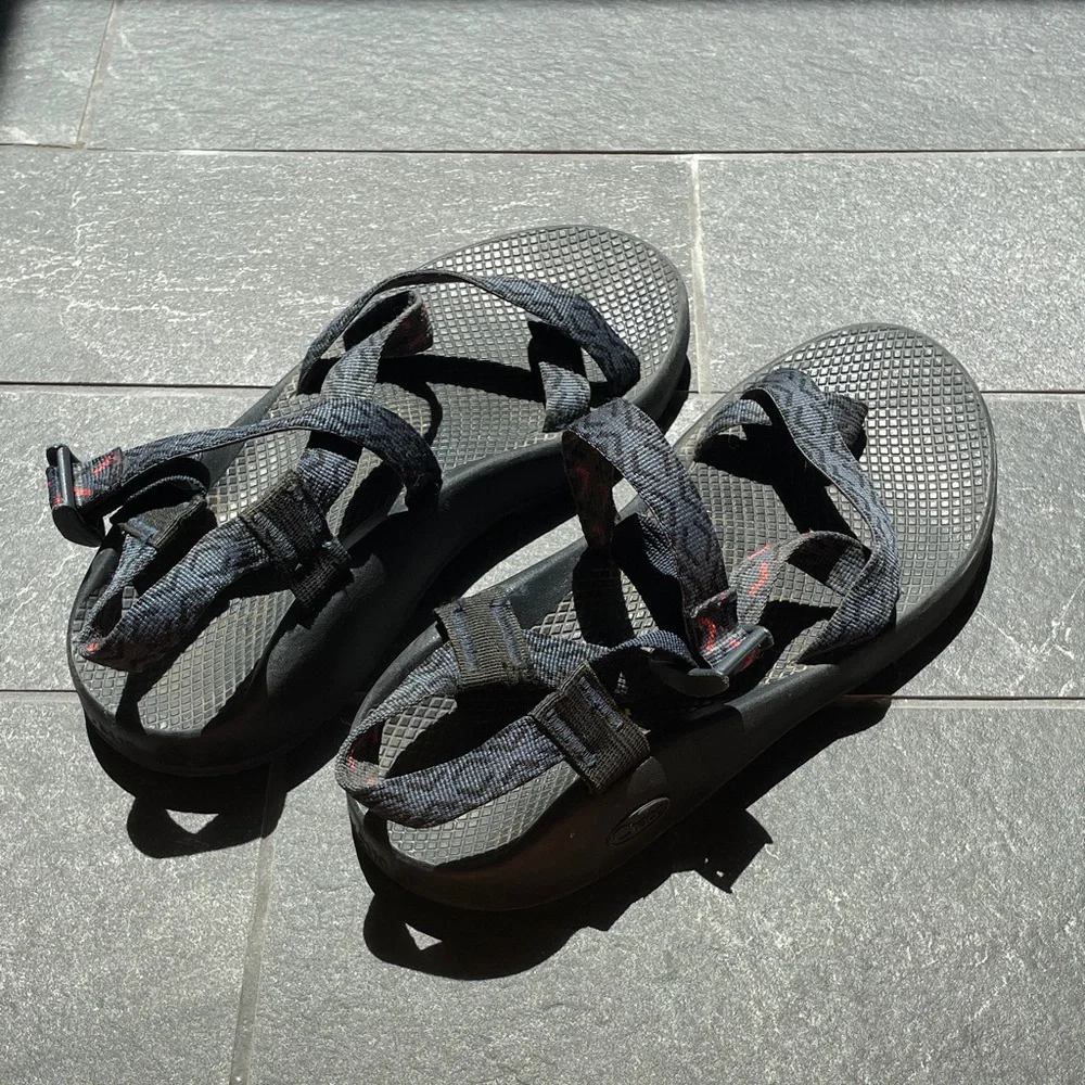 Chaco Black & Blue Men's Strappy Sport Sandals